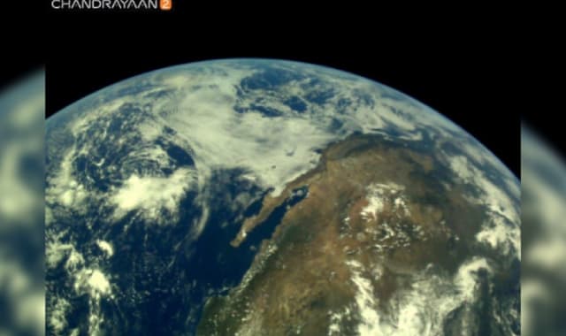 First images of Earth captured by Chandrayaan 2, shared by ISRO