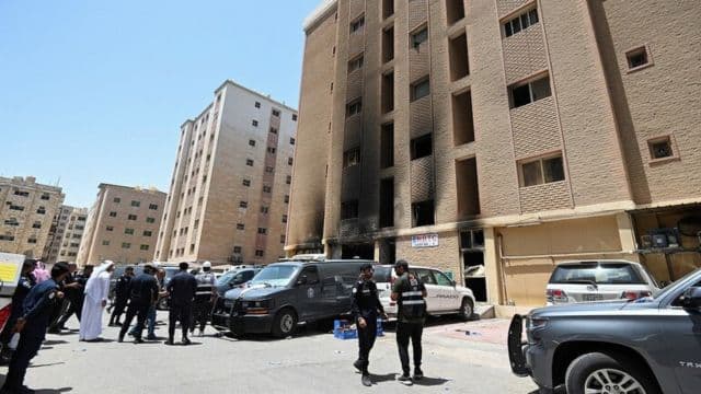 Kuwait fire