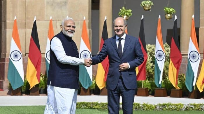 PM Modi meets German Chancellor Scholz