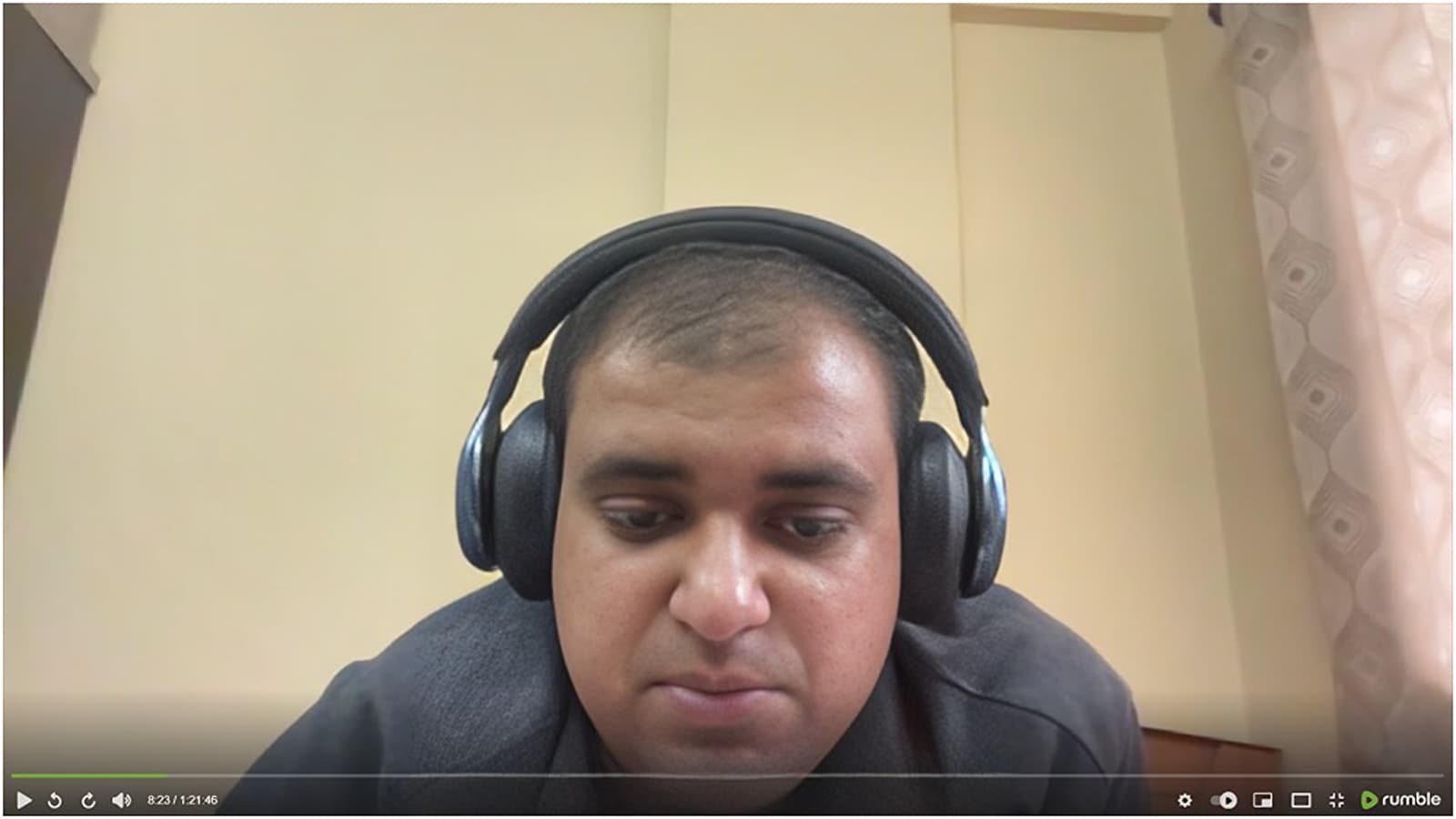  Screengrab from the video where Atul Subhash discusses the situation on Rumble. Source: Rumble/AtulSubhash