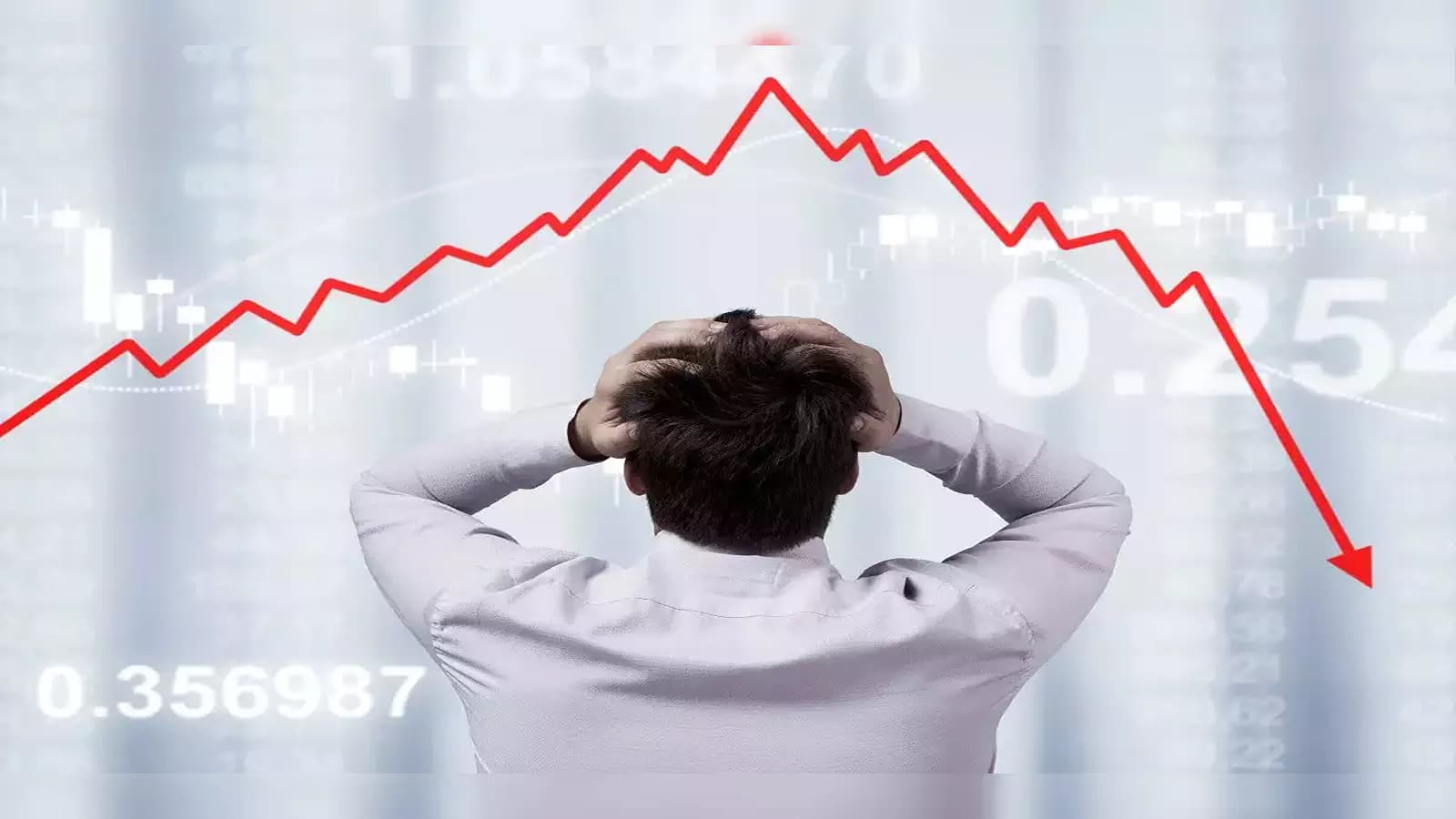Stock market crash image