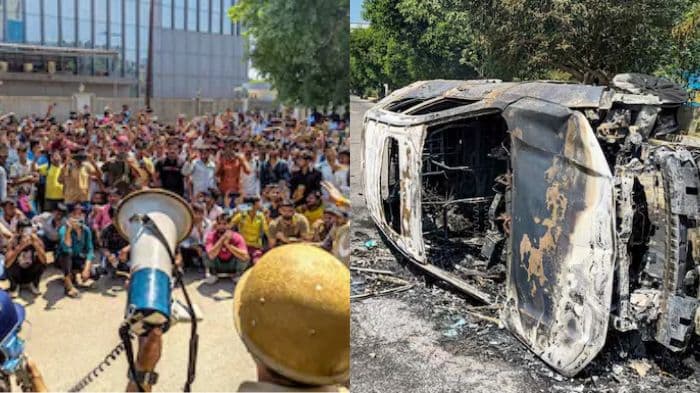 Noida workers protest over low wages turns violent, demand ₹20,000 minimum pay