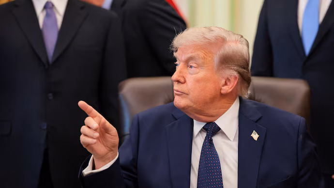 US President Donald Trump 