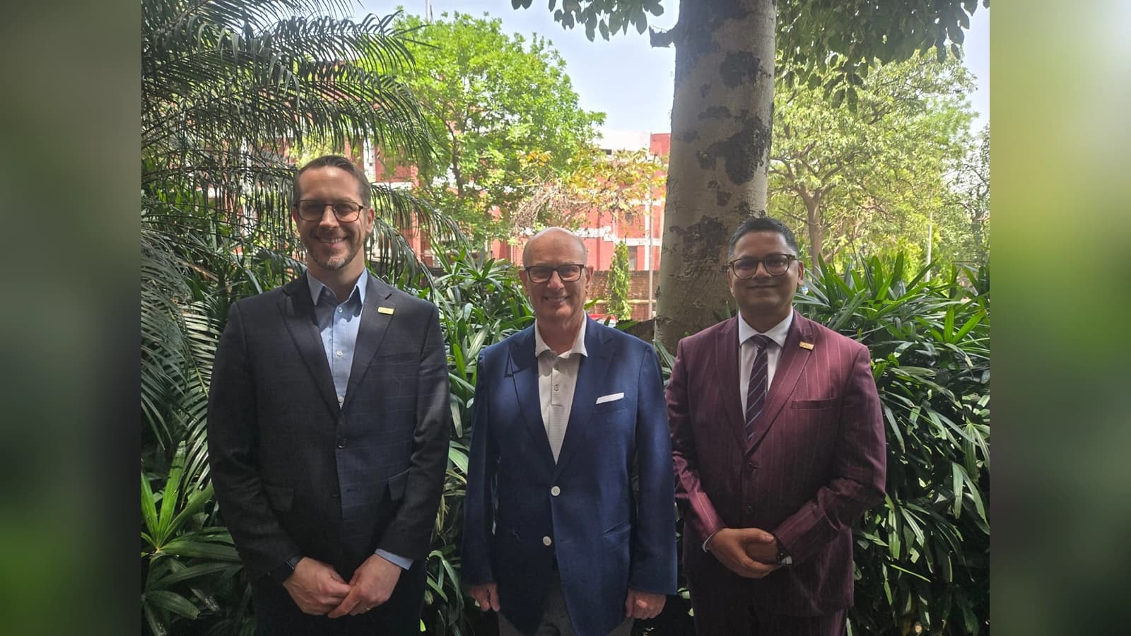 Cape Breton University held a New Delhi media roundtable led by David C. Dingwall.