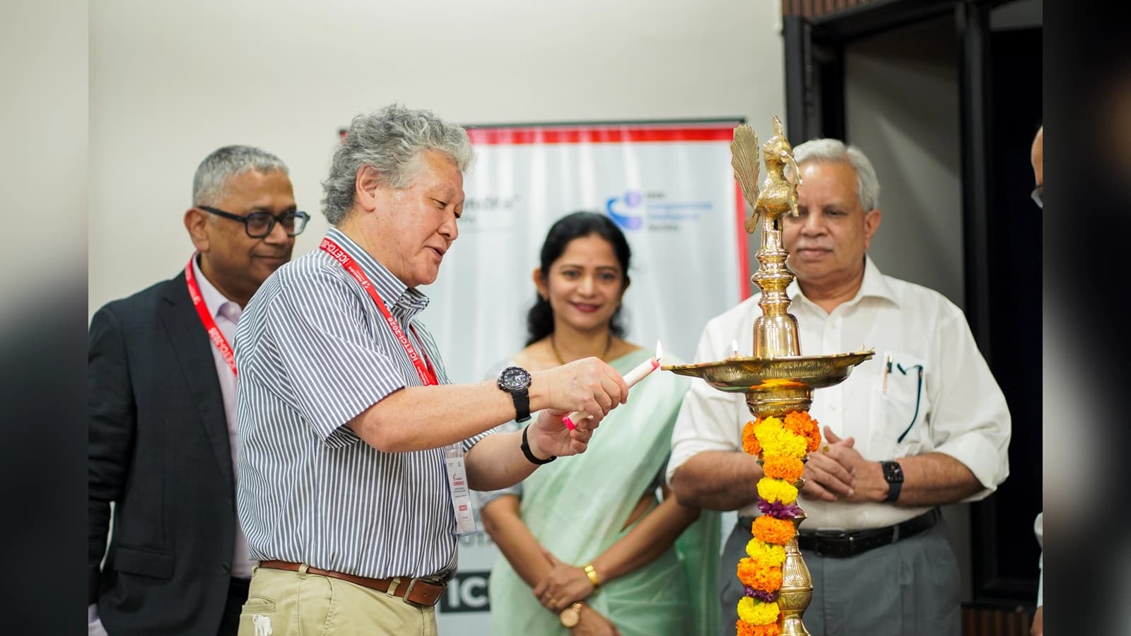 Researchers and technology experts at ICETCI 2026 conference hosted by Mahindra University