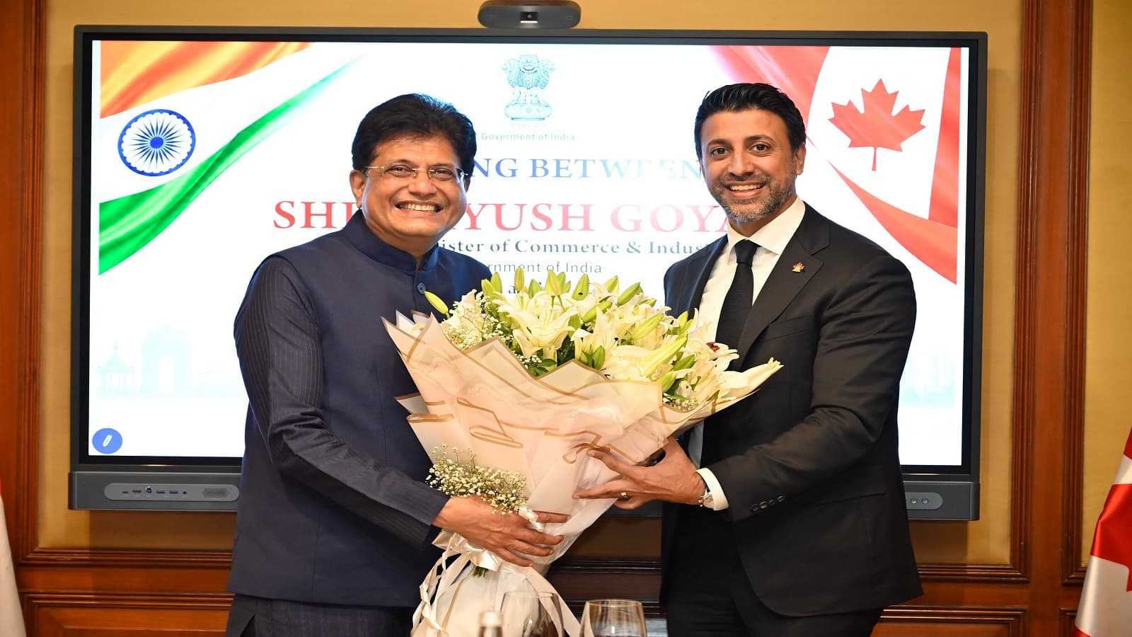Piyush Goyal, Maninder Sidhu Push for Early India-Canada CEPA Deal