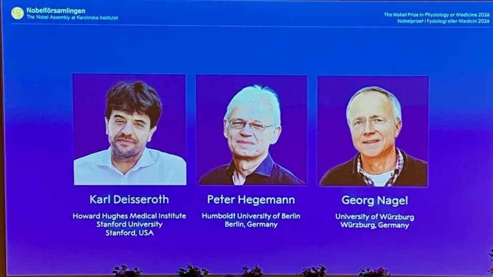 Nobel Prize Medicine 2026: Deisseroth, Hegemann and Nagel win for discovery behind light-controlled brain cells