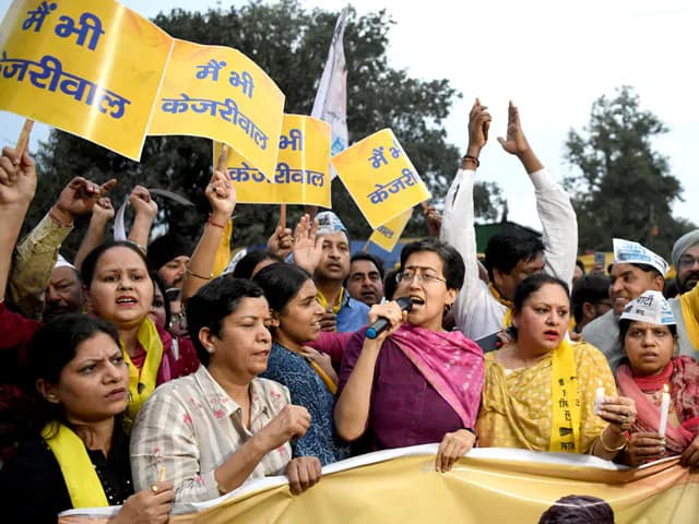 Delhi police heightens security as AAP calls for protest against Kejriwal’s arrest