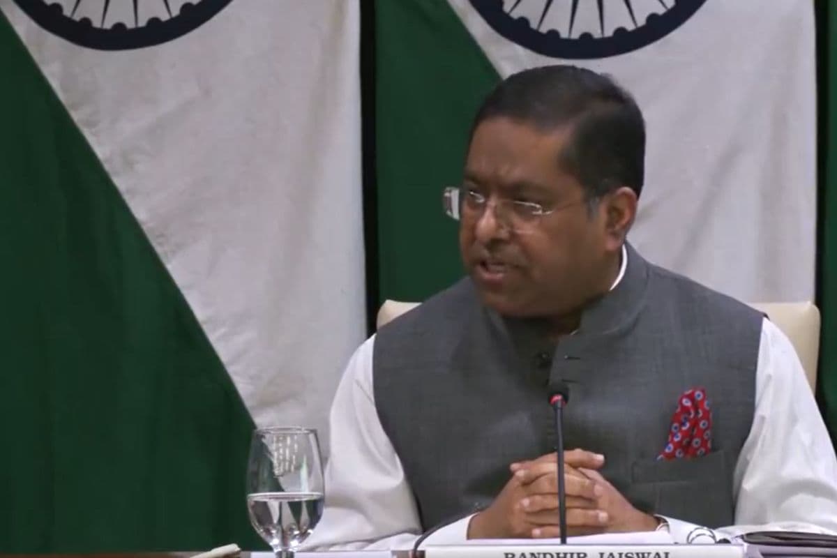 Photo: Ministry of External Affairs spokesperson Randhir Jaiswal (X/@ANI)