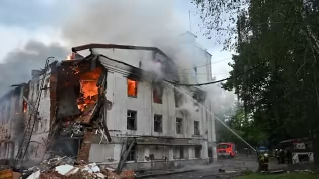 drone attack Russia