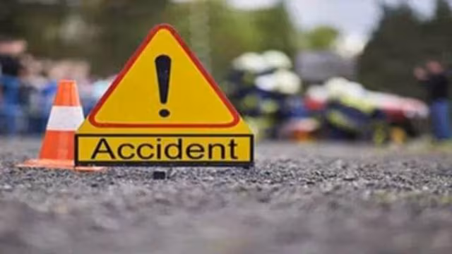 devotees rammed into a stationary truck