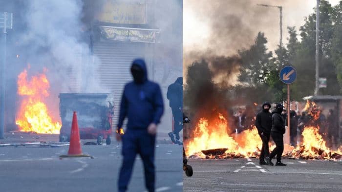 Belfast unrest erupts after knife attack, migrant homes and vehicles targeted