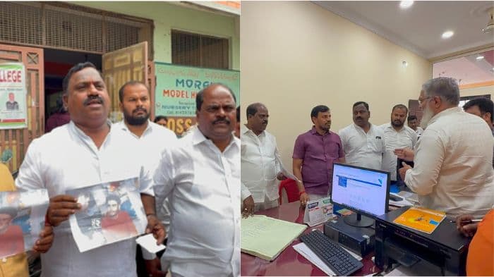 BJP protests alleged Rohingya admissions at Hyderabad college, management files police complaint