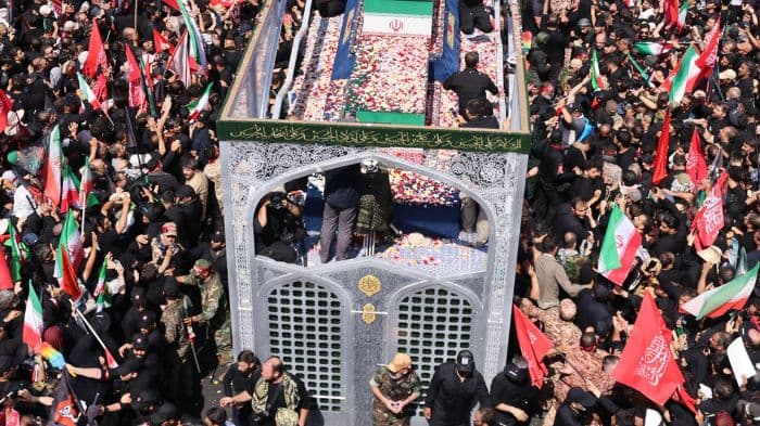 Khamenei's funeral becomes Iran's biggest show of strength since the war