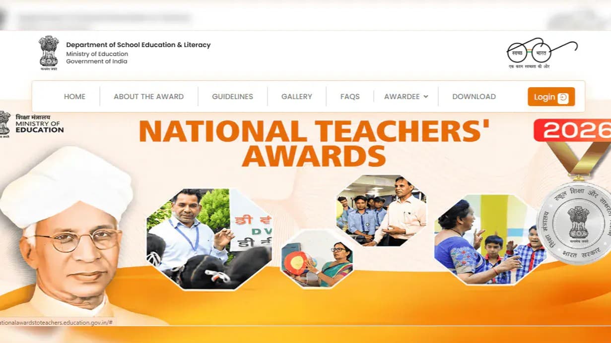 National Teachers Awards 2026: President Murmu to honor 48 school teachers on Sept 5