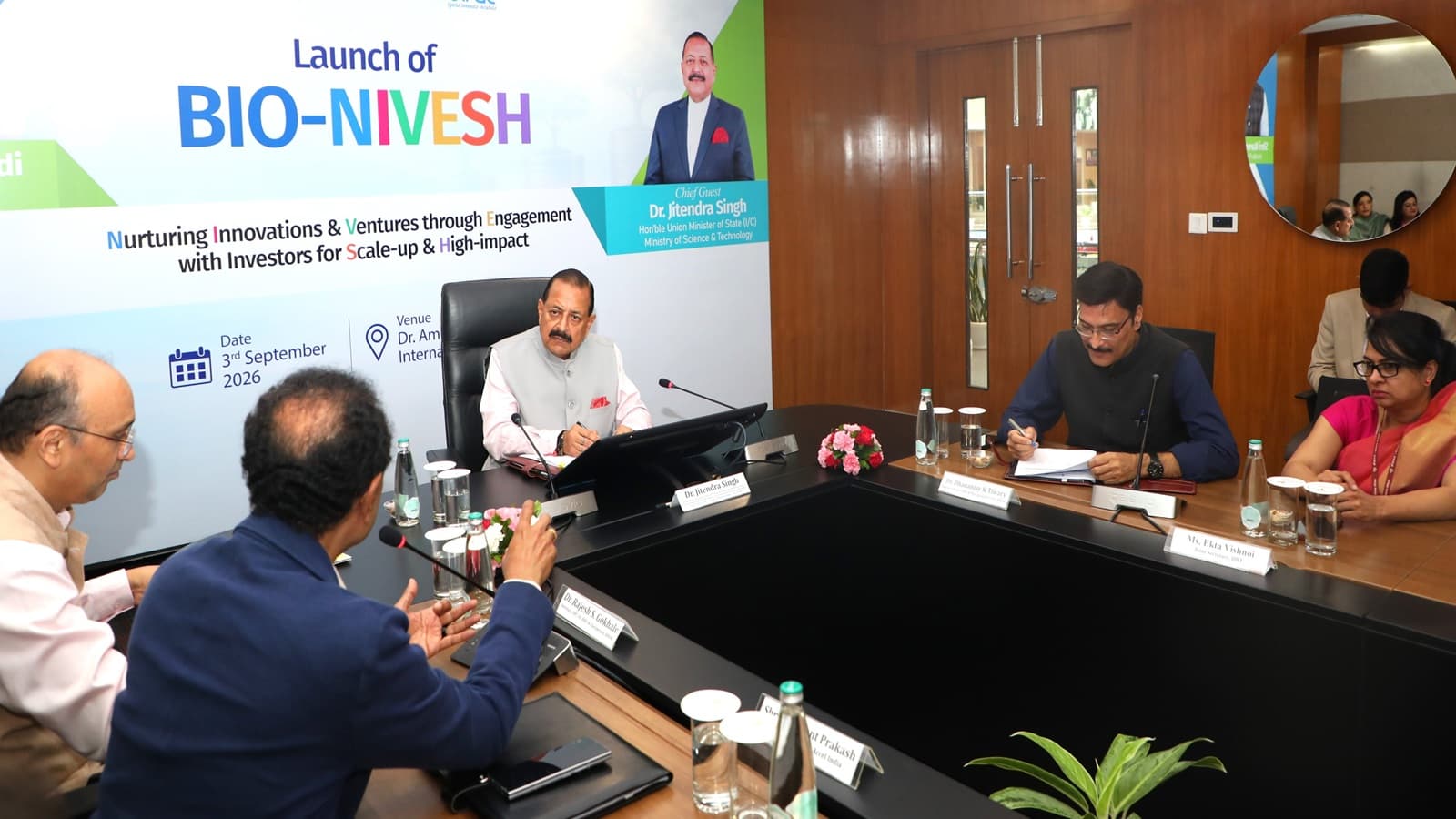 Govt Launches ‘BIO-NIVESH’ to Boost Investment in Biotechnology Innovations