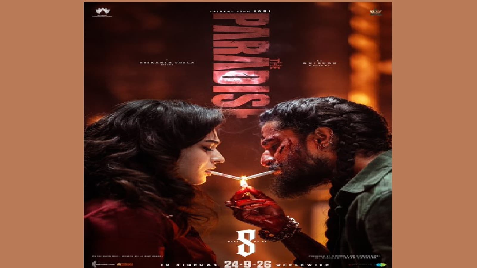 Nani’s ‘The Paradise’ Gets ‘A’ Certificate, Runtime Set at 2 Hours 49 Minutes