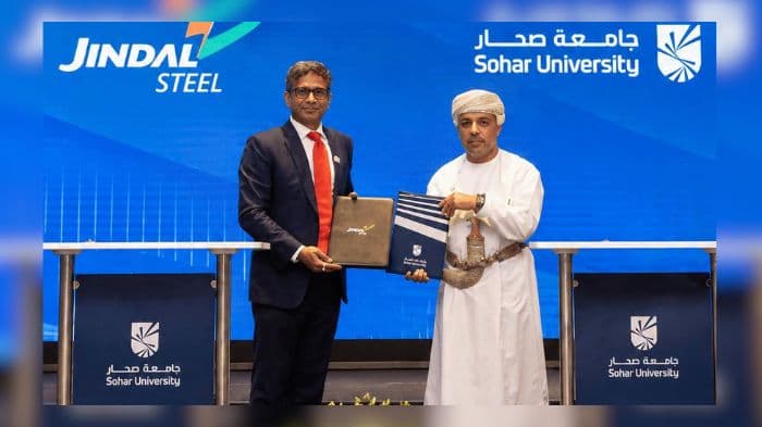 Jindal Steel and Sohar University to establish industrial skills training centre in Oman