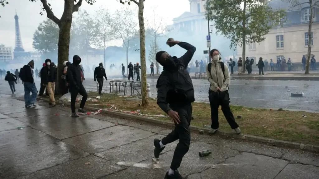French student protest