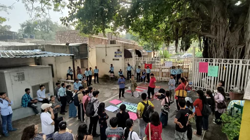 Ambedkar University Delhi protest: Attendance rules, campus restrictions and suspensions deepen standoff